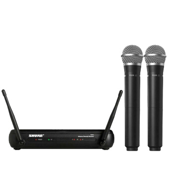 舒尔（SHURE）SVX288/PG58无线双手持话筒