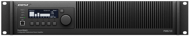 BOSE PM8250N 可配置多通道数字功率放大器