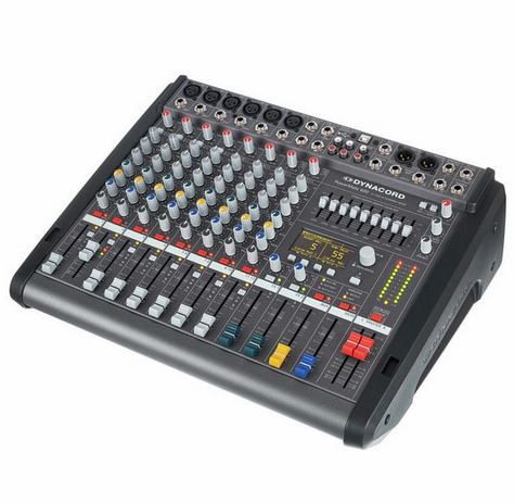 大地DYNACORD PowerMate 600-3 14路调音台