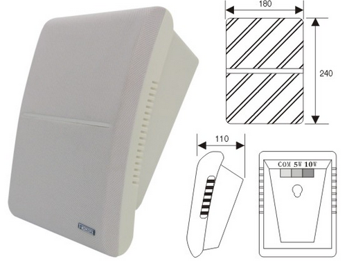 万声达  T-Kokopa  CW-106W 壁挂音箱