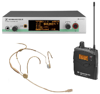 森海塞尔 SENNHEISER EW572G3+HSP4 头戴乐器多用话筒