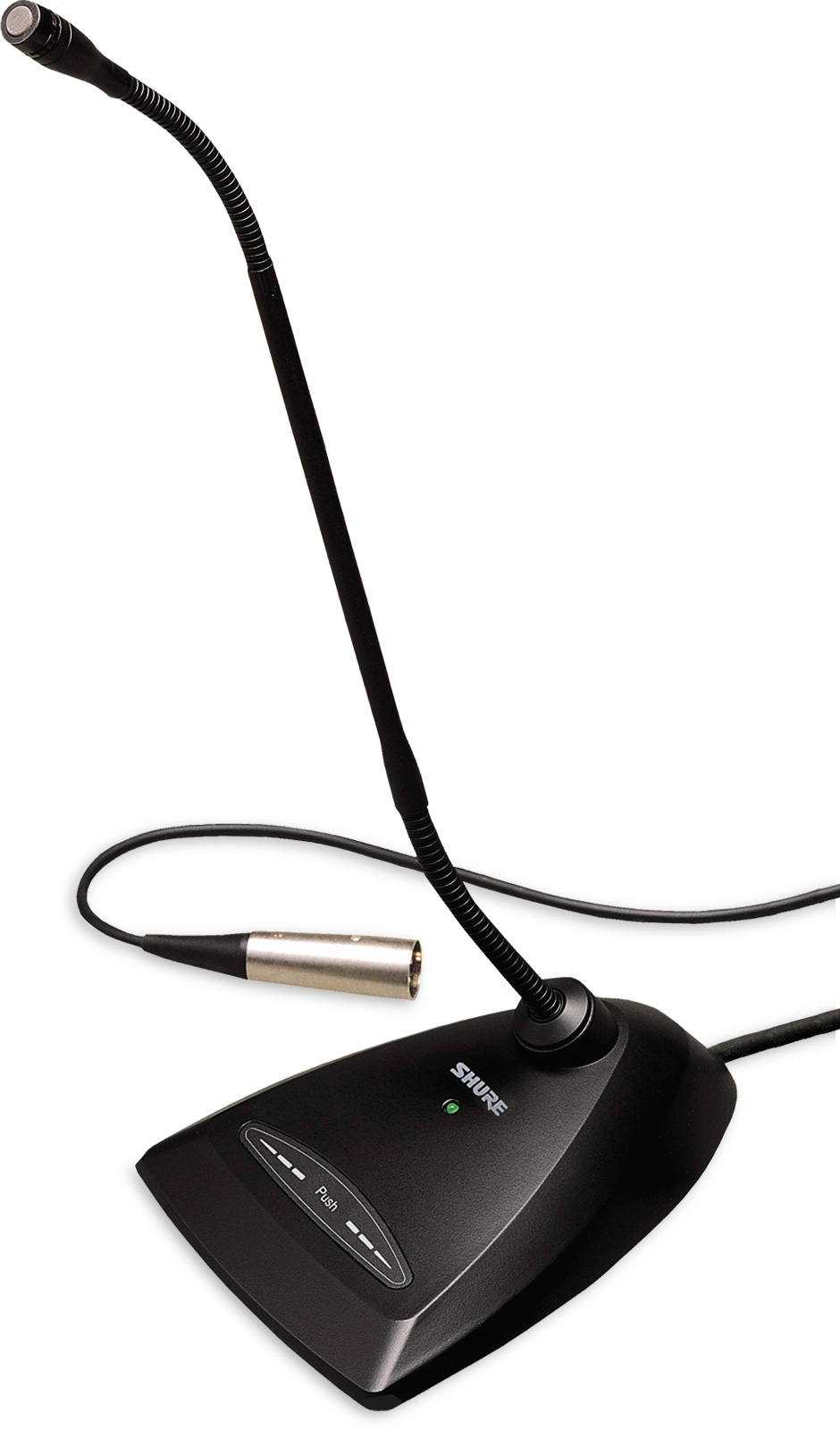 舒尔 Shure MX418D/S 18英寸超心形鹅颈话筒（含连体式桌面底座与线缆）