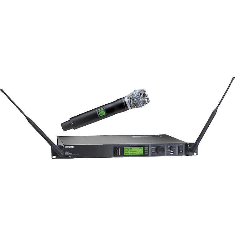 舒尔 SHURE UR24S+/BETA87 一拖一无线手持话筒