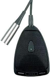 舒尔 Shure MX393/S  超心形拾音话筒（黑色）