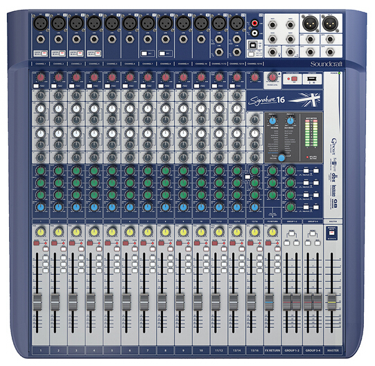 声艺 Soundcraft Signature 16（S16） 16路带效果调音台