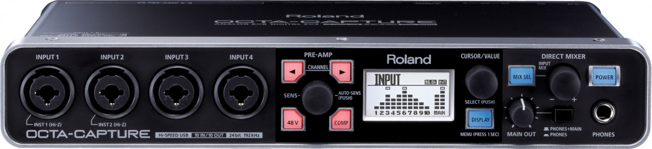 罗兰(Roland) OCTA-CAPTURE UA-1010 专业录音外置USB声卡
