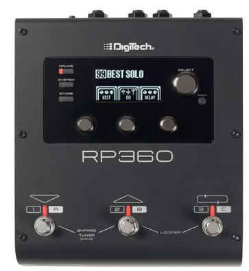 Digitech RP360 配有USB接口的吉他多效处理器