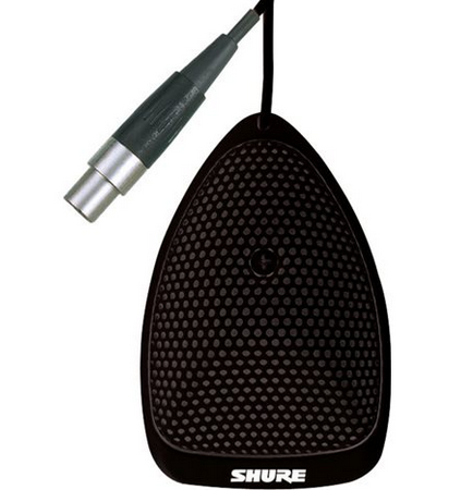 舒尔 Shure MX391/C 心形拾音话筒（黑色）
