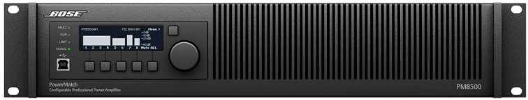 BOSE PM8500N 可配置多通道数字功率放大器