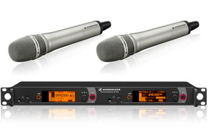 森海塞尔 SENNHEISER EM2050+SKM2000NI+MMK965NI 一拖二无线话筒