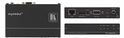 克莱默 Kramer TP-580RXR HDMI，双向RS-232和红外范围扩展HDBaseT双绞线接收器