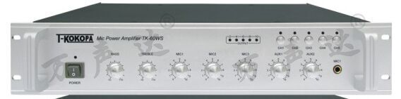 万声达  T-Kokopa  TK-60WS  五分区前置定压功放