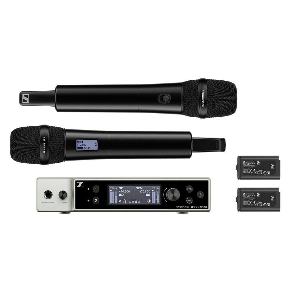 森海塞尔 SENNHEISER EW-DX 835-S双通道数字无线手持套装（心形）