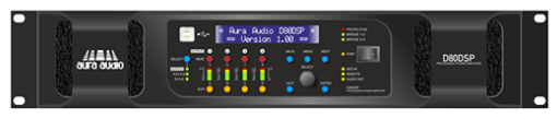 AURA AUDIO  D80DSP  4*1000W数字功放
