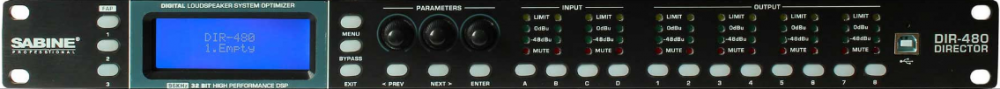 赛宾 SABINE DIR480 4进8出音频处理器