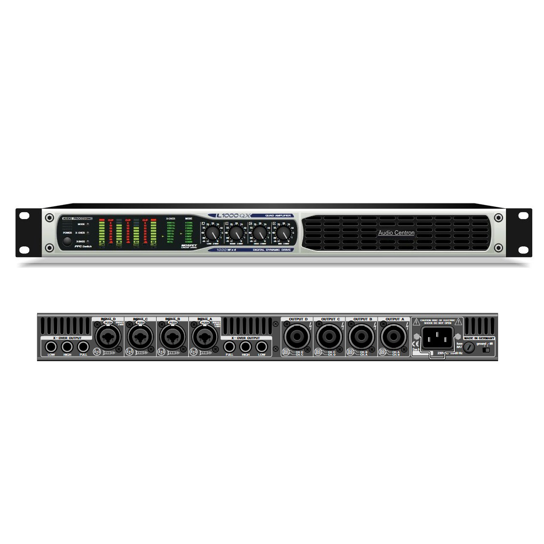 Audio Centron L1000QX 4*1000W DSP数字功放