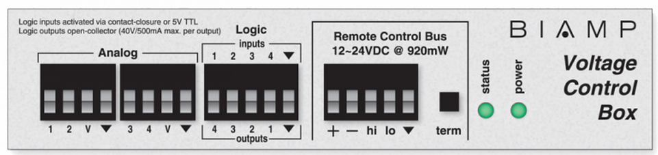 拜玛 BIAMP VCB 电压控制盒