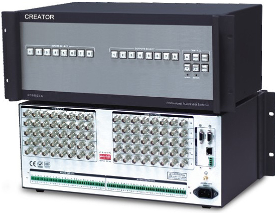 快捷 CREATOR Pt-RGB0804/08-A RGB矩阵切换器