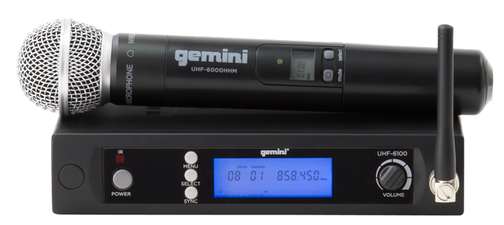Gemini  UHF-6100  无线手持话筒