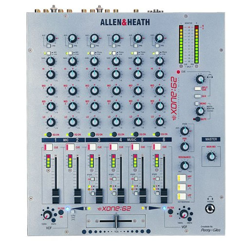 艾伦赫赛 ALLEN&HEATH  XONE 62 模拟调音台
