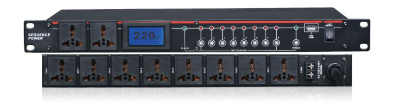 YYAUDIO NPW80 8路电源时序器