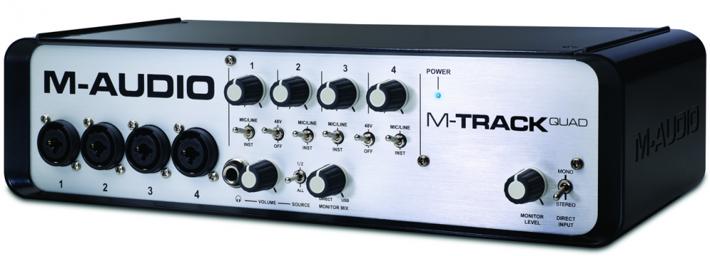 M-Audio  M-TRACK QUAD USB   音频接口