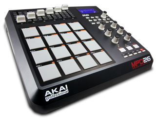 雅佳 AKAI MPD26 MIDI控制器打击垫