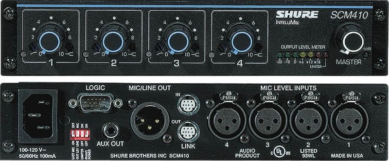 舒尔 SHURE SCM410E 混音器