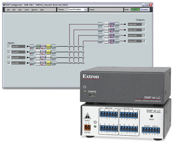 爱思创  Extron DMP 44 LC 音频矩阵处理器