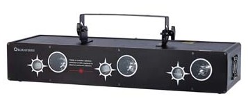 铂锐 BORAY LJ-H831RGB  六孔满天星光束激光灯
