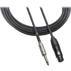 铁三角 Audio-Technica ATR-MCU10 麦克风电缆（XLRF - 1/4“）