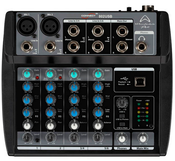 乐富豪 Wharfedale Connect 802 USB 小型调音台