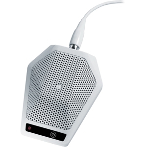 铁三角 Audio-Technica U891RWx 心形电容界面话筒带开关（白色）