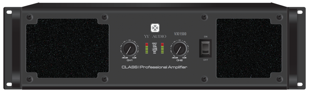 YYAUDIO VXI1500 2*1500W环牛功放