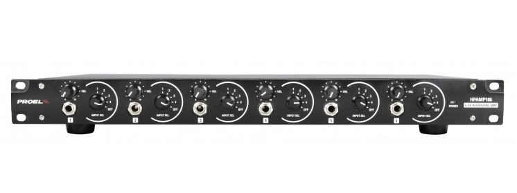 宝龙 PROEL HPAMP106 6通道耳机放大器