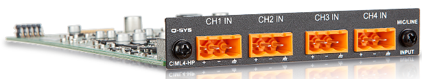 QSC  CIML4-HP 音频接口