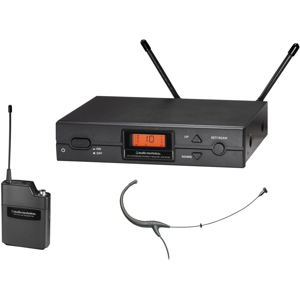 铁三角 Audio-Technica ATW-2194aD 黑色无线头戴式麦克风