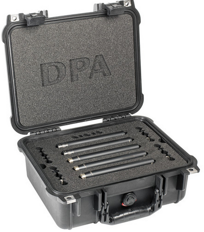 DPA 5006-11A 环绕声套装，使用4006A全指向话筒和4011A心型指向话筒