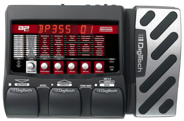 Digitech BP355 贝司多重效果器