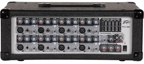 百威 PEAVEY Pvi 8B 带功放调音台
