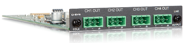 QSC  COL4 音频接口
