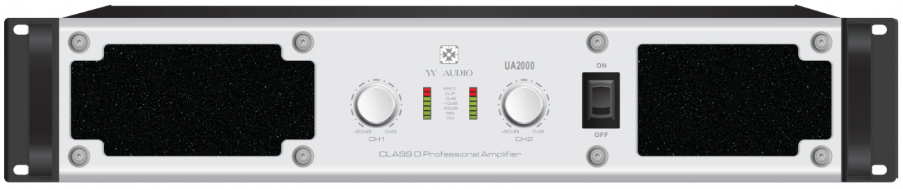 YYAUDIO UA2000 2*1000W数字功放