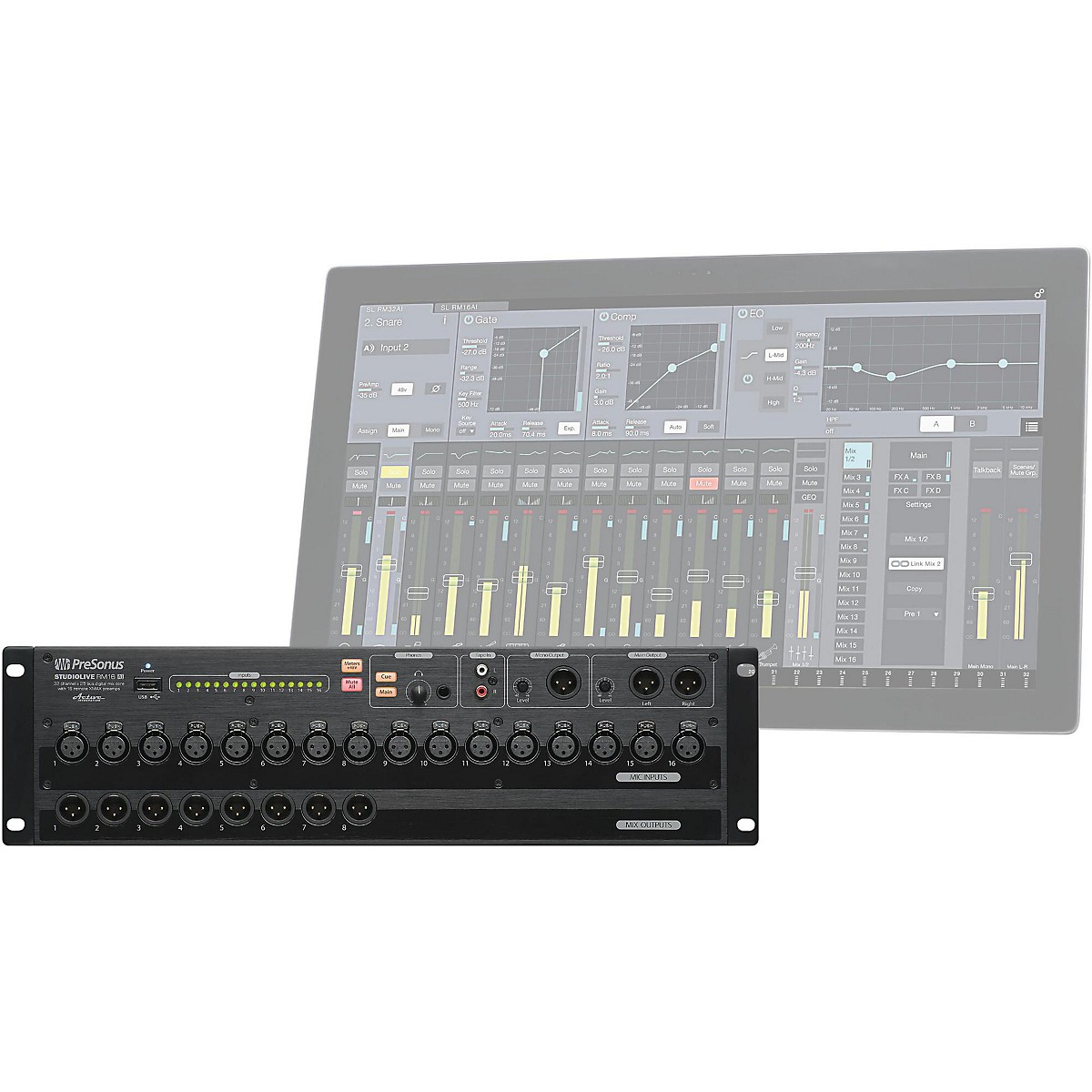 PreSonus STUDIOLIVE RM16 AI  16通道数字调音台