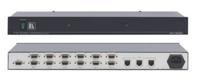 克莱默 Kramer VP-12NHD 计算机图像视频& HDTV 分配放大器带 3 路双绞线发送器