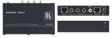 克莱默 Kramer TP-43 分量视频& S/PDIF 音频收发器
