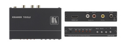 克莱默 Kramer VP-410 复合视频和立体声音频到HDMI倍线器