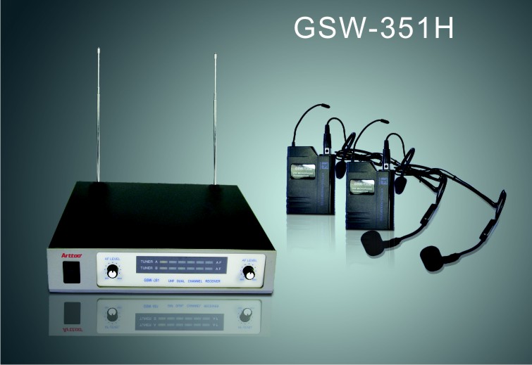 安度 Arttoo GSW-351H  VHF双通道无线话筒