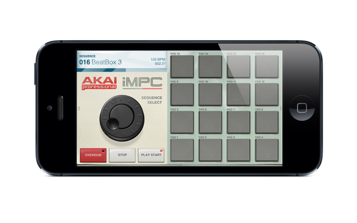 雅佳 AKAI IMPC 为iPhone 合成器