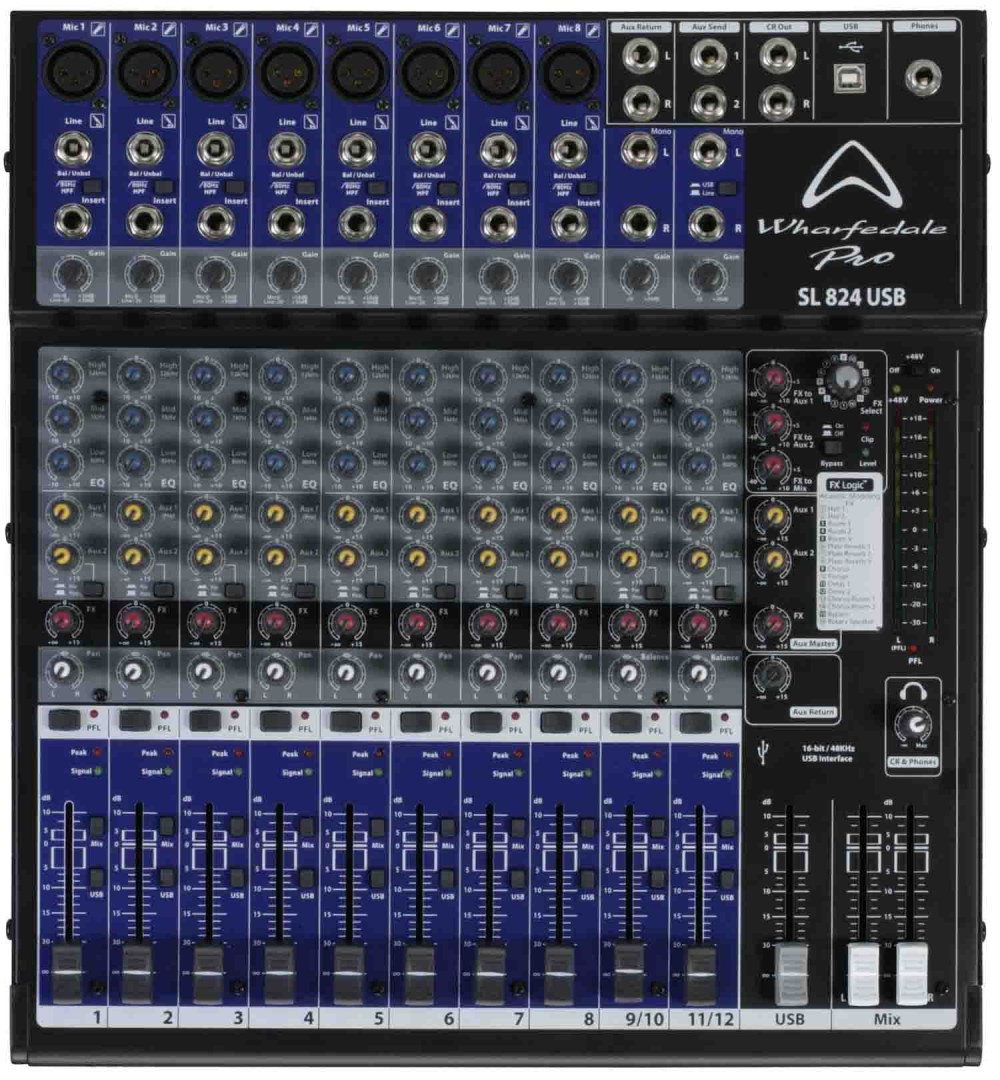 乐富豪 Wharfedale SL824 调音台