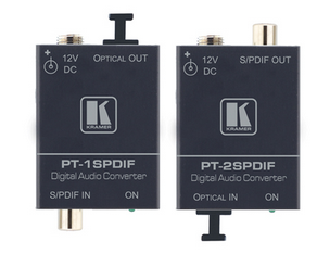 克莱默 Kramer PT-1SPDIF S/PDIF 到 Toslink® 数字音频格式转换器